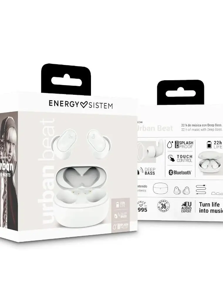 Energy Sistem Auriculares wireless Urban Beat Snow 4