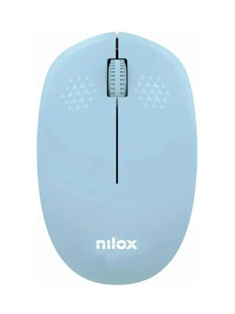 Nilox Ratón Wireless, 1000 DPI, 3 botones, Azul 1