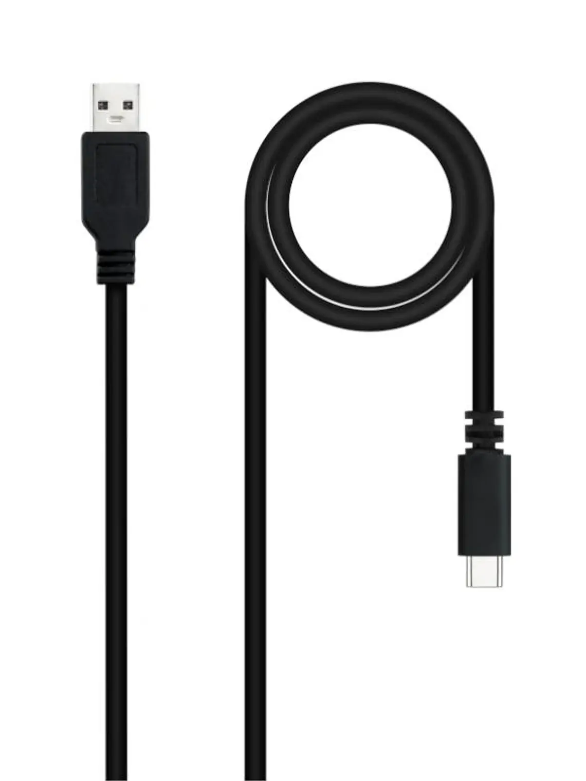 Nanocable Cable USB 2.0 3A USB-C-M/M 1.5M Negro 1