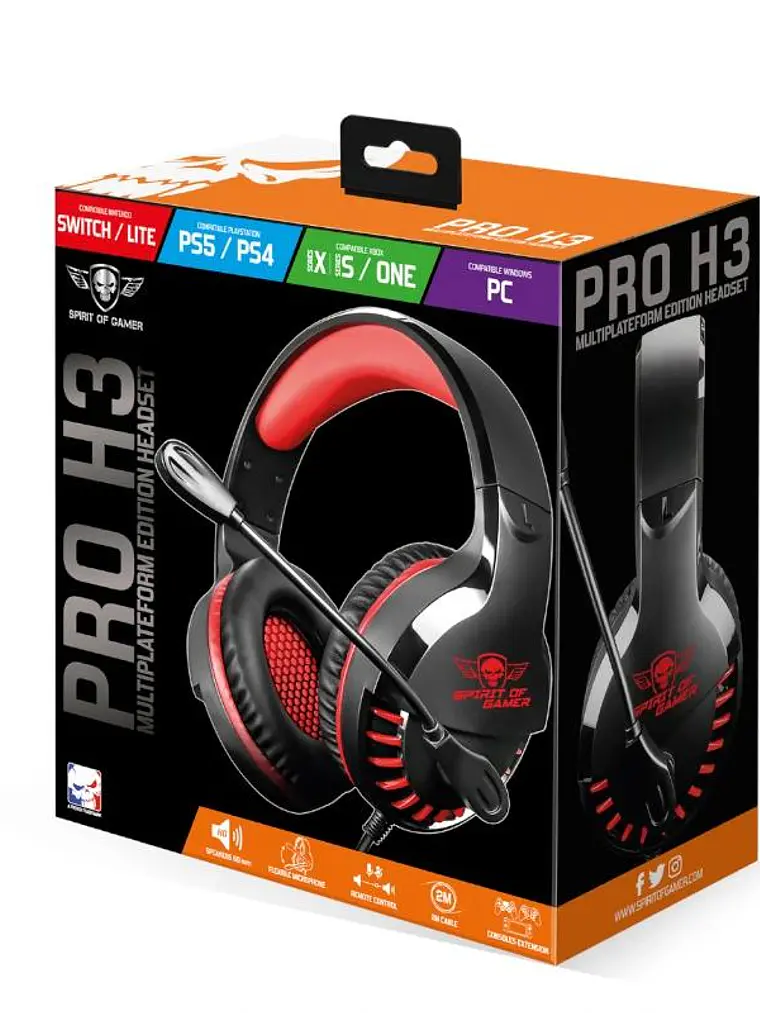 Spirit of Gamer Auricular Pro H3 PC 4