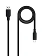 Nanocable Cable USB 2.0 3A USB-C-M/M 1.5M Negro - Miniatura 4