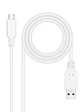 Nanocable Cable USB 2.0 3A USB-C-M/M 1M Blanco - Miniatura 4