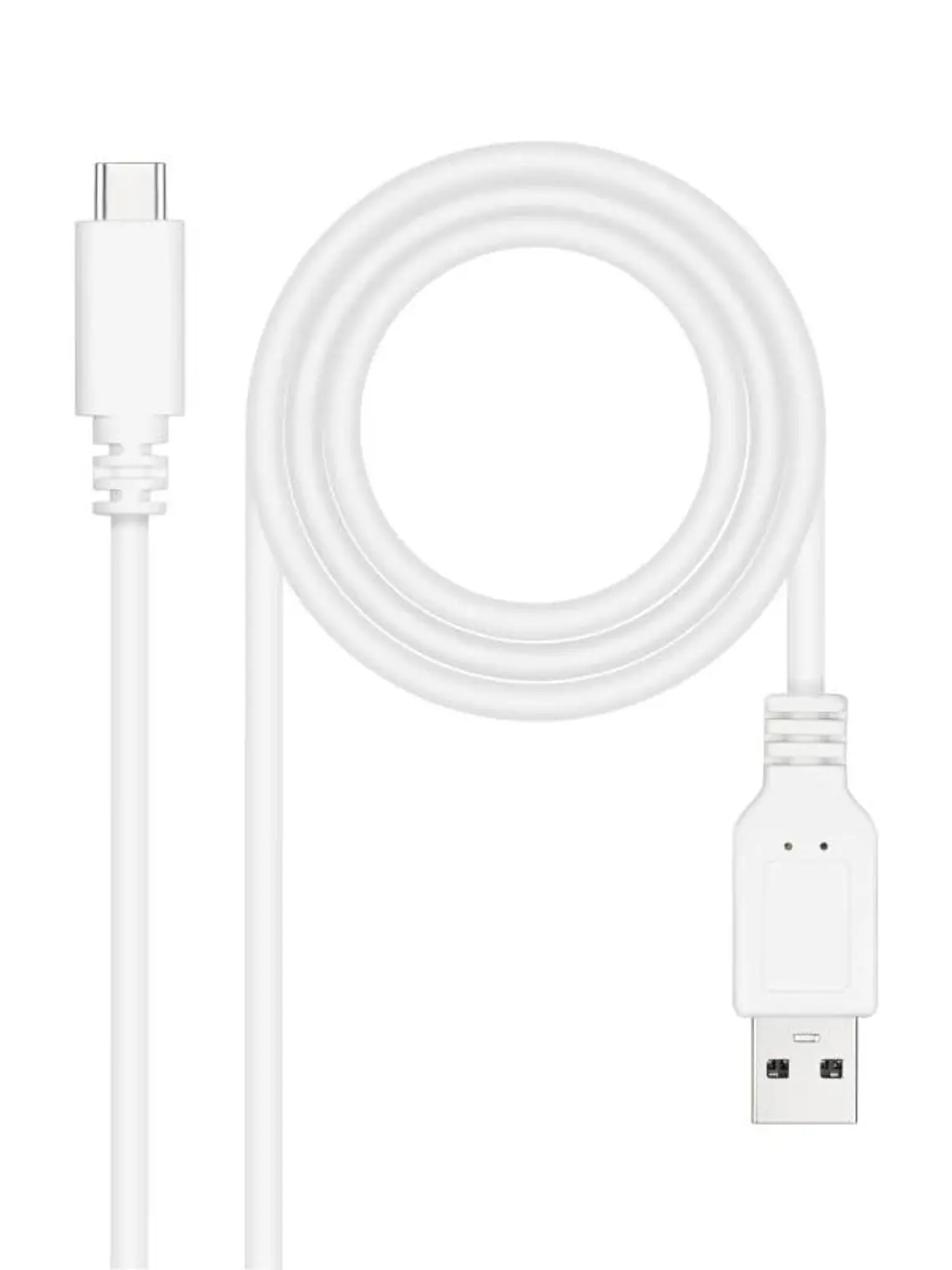 Nanocable Cable USB 2.0 3A USB-C-M/M 3M Blanco 2