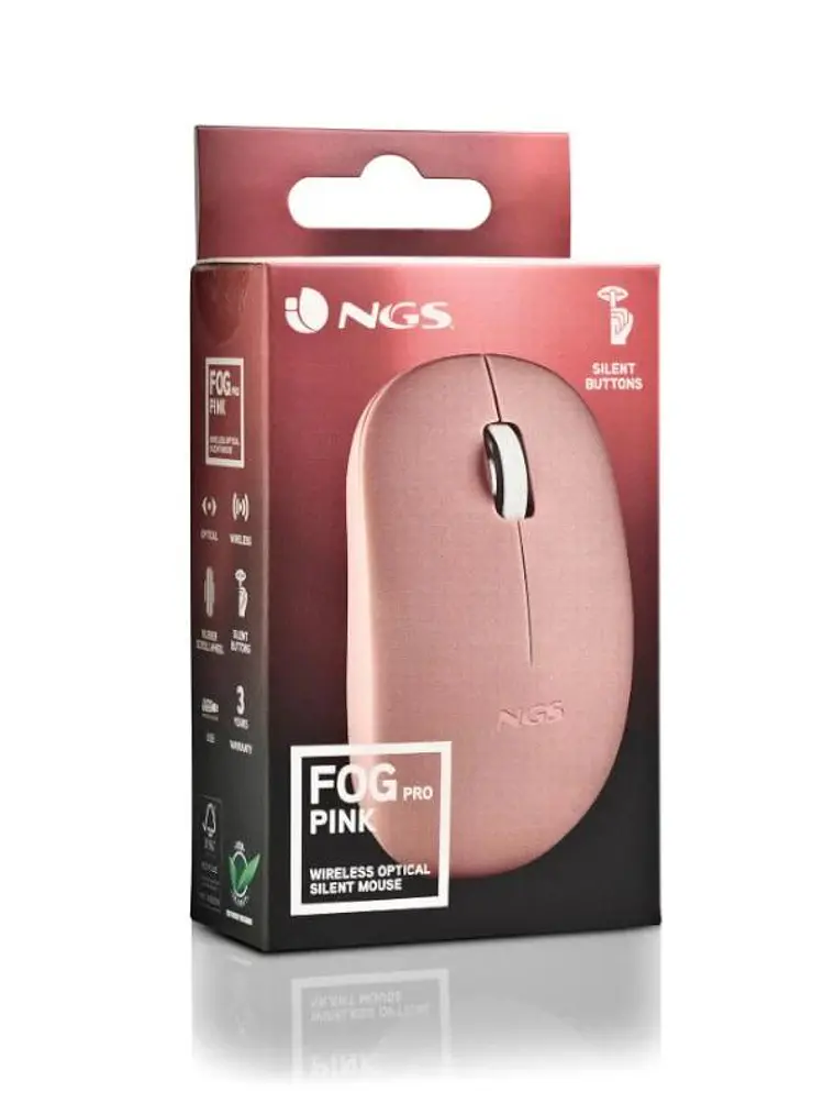 NGS Raton Fogpro Inalambrico Rosa 4