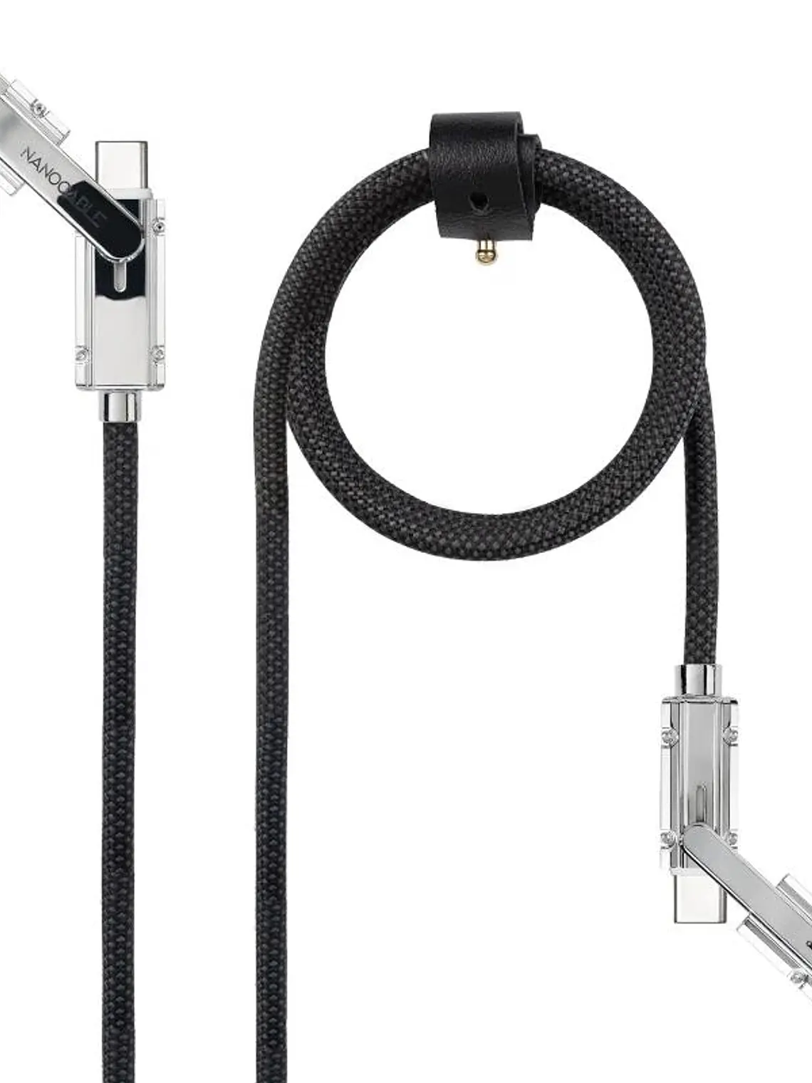 Nanocable Cable USB-C+USB-A/M LIGHTNING+USB-C/M 1M 1