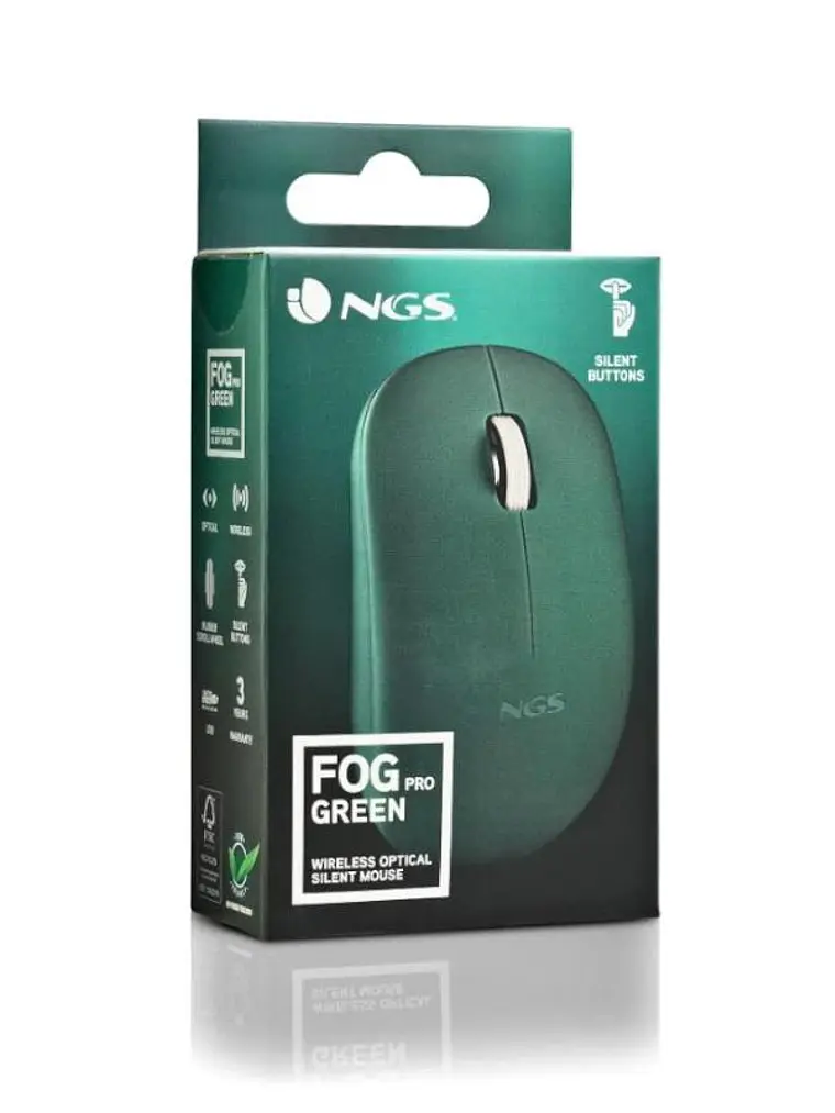 NGS Raton Fogpro Inalambrico Verde 4