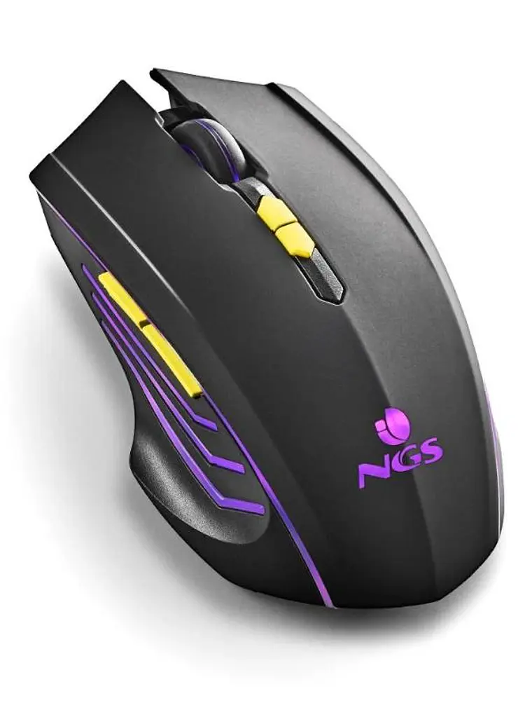 NGS RATON GAMING INALAMBRICO CON LUCES LED 2