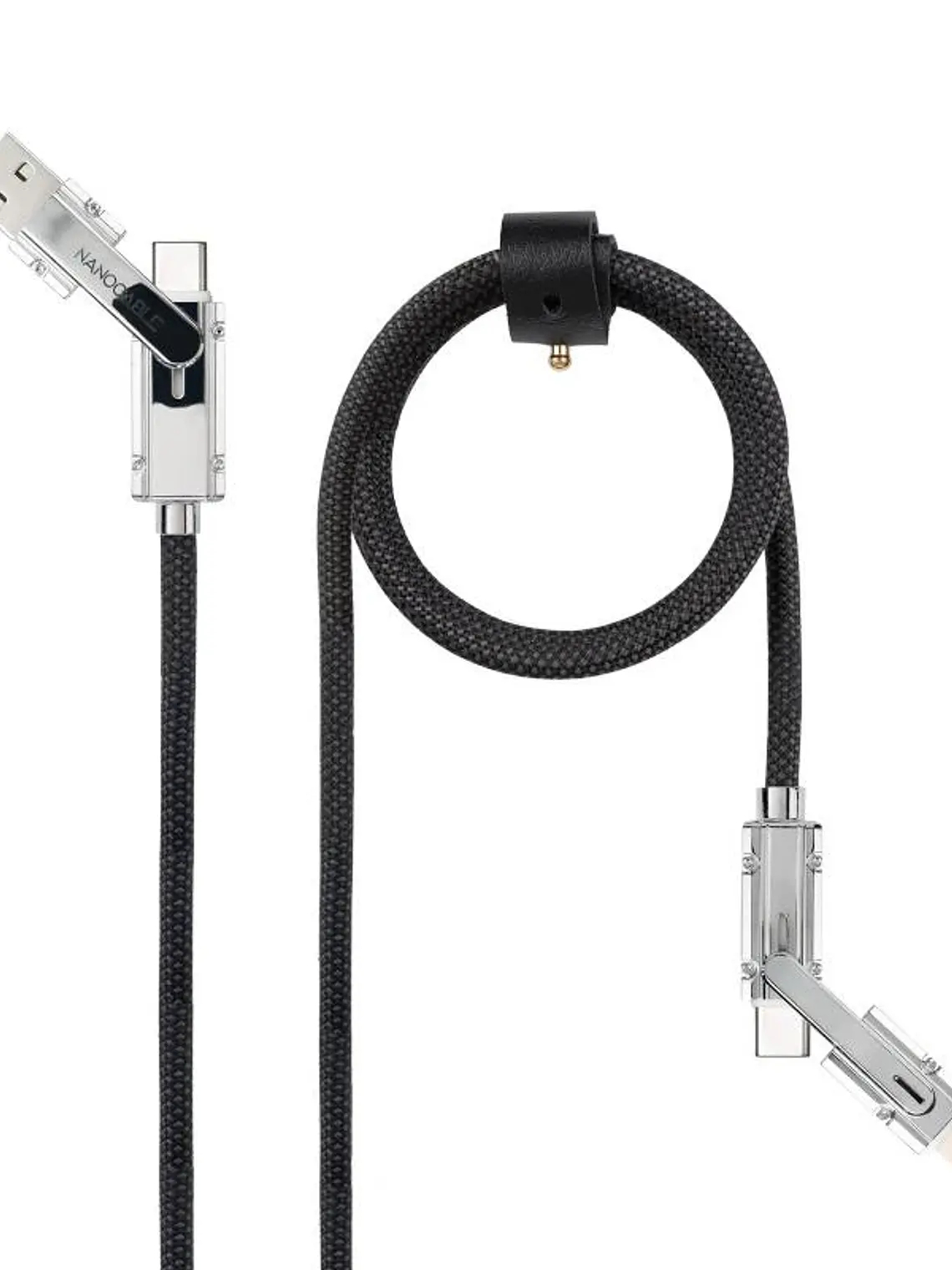 Nanocable Cable USB-C+USB-A/M LIGHTNING+USB-C/M 2M 3