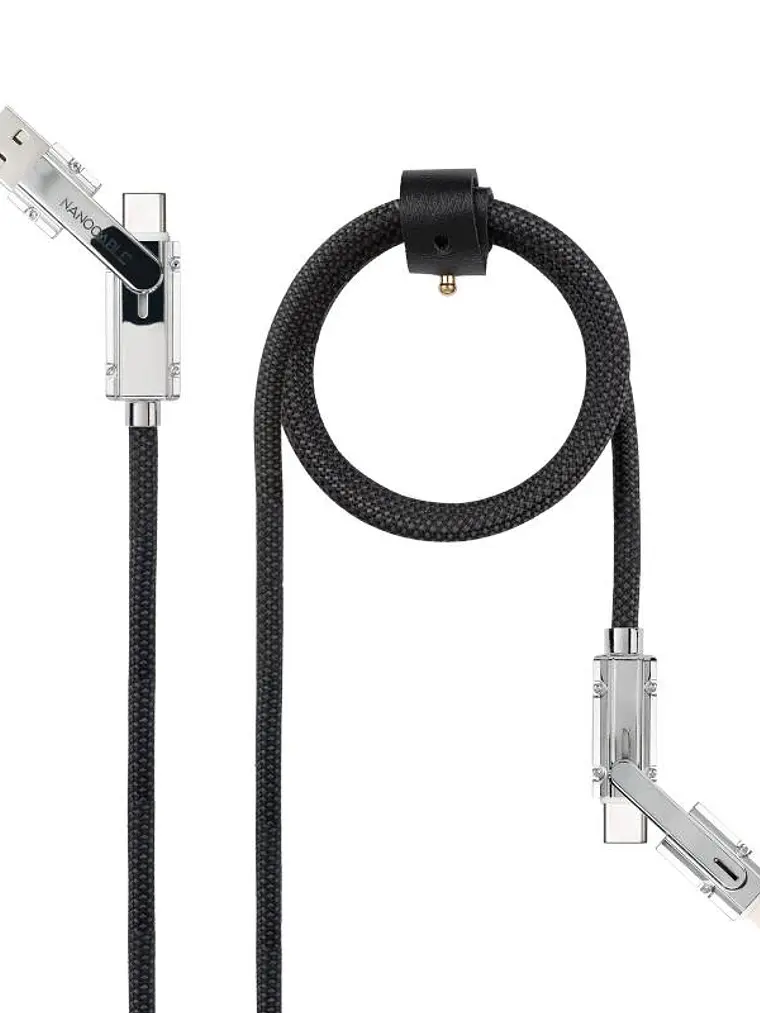 Nanocable Cable USB-C+USB-A/M LIGHTNING+USB-C/M 2M 3