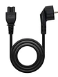 Nanocable Cable Alim. trébol, CEE7 -M-C5-H, 2 m - Miniatura 1