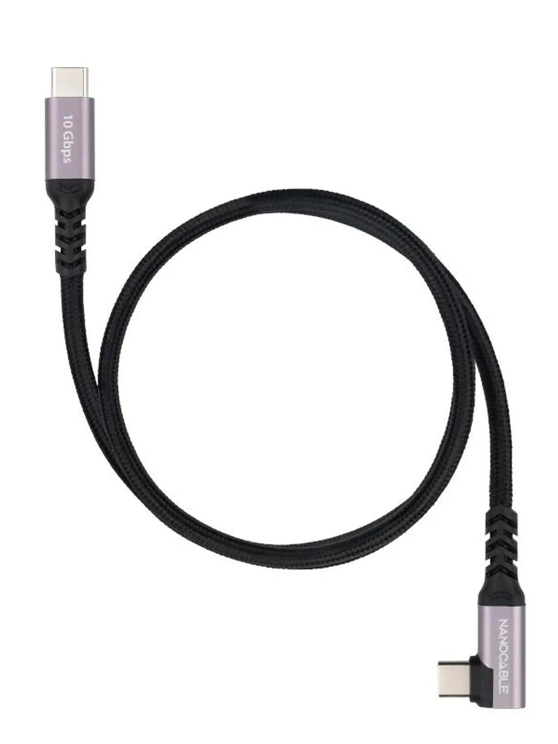 Nanocable Cable USB-C 3.2 GEN2 Acodado 100W 1 M 2