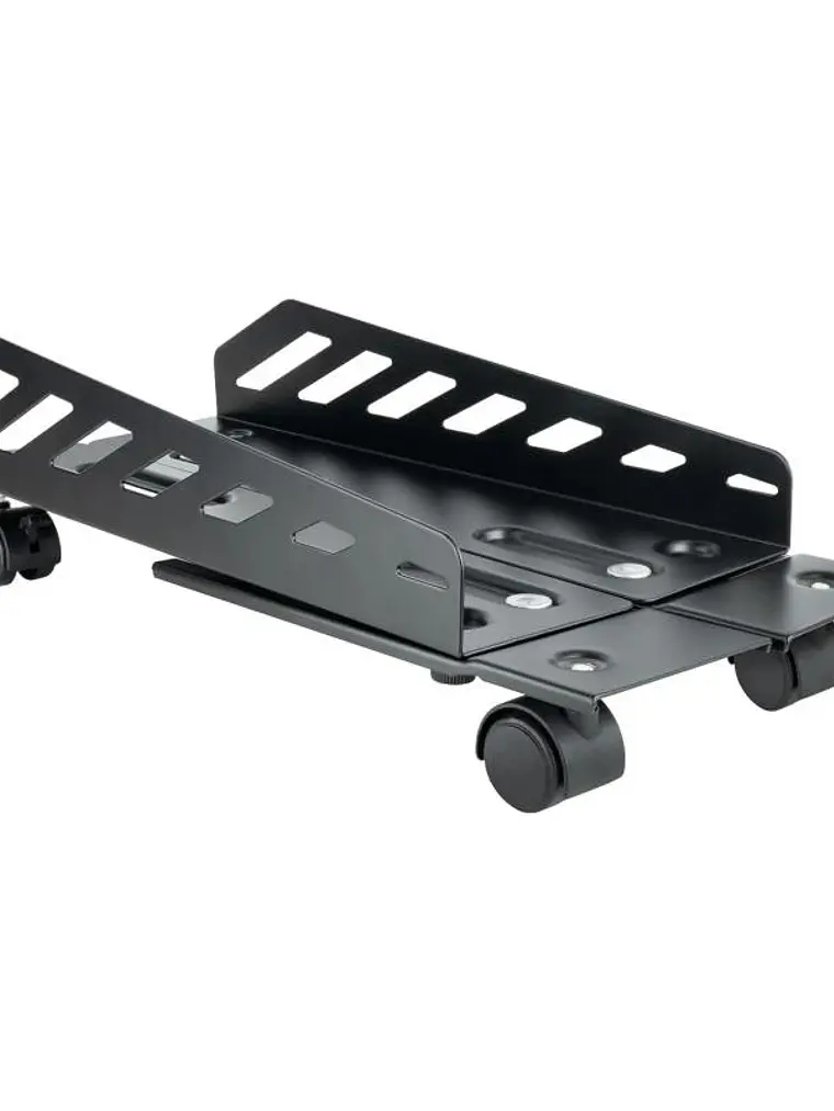 Tooq Soporte para CPU de suelo con ruedas negro 1