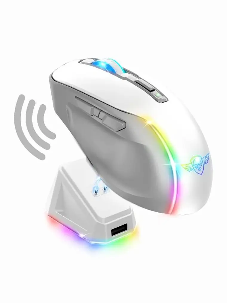 Spirit of Gamer Raton Inalambrico Elite M50 Blanco 1