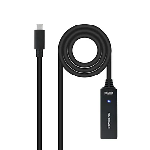 Nanocable Cable USB 3.2 amplif. C/M-C/H 5m
