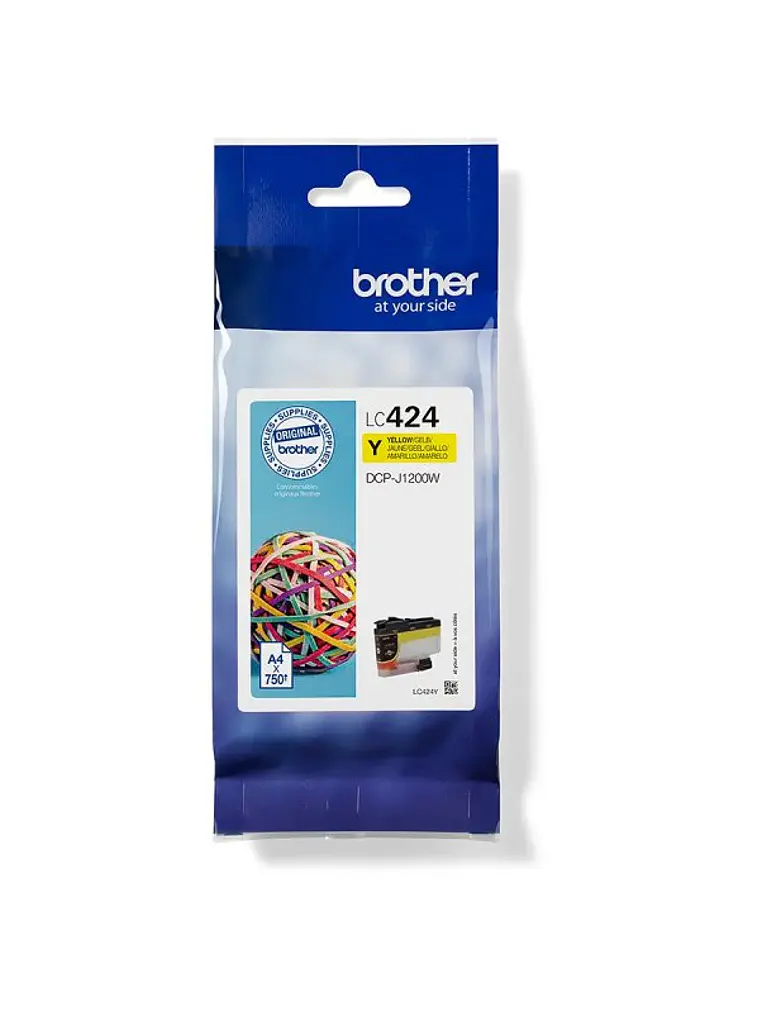 Brother Cartucho LC424Y Amarillo 3