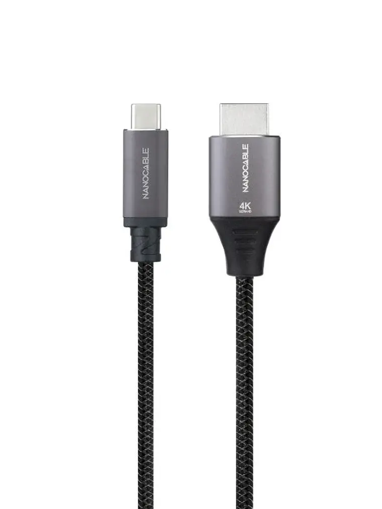 Nanocable Cable USB-C/M -HDMI/M 2.0 4K 60Hz 1.8M 1