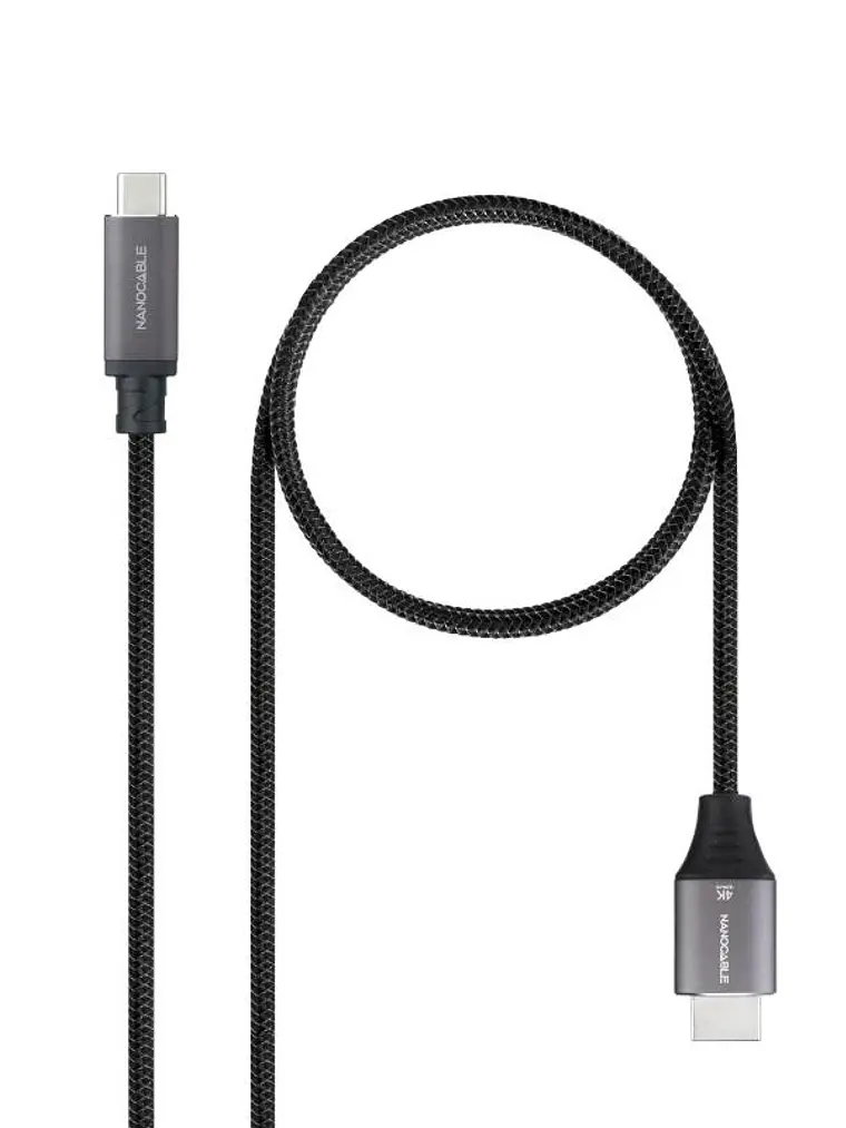 Nanocable Cable USB-C/M -HDMI/M 2.0 4K 60Hz 1.8M 2