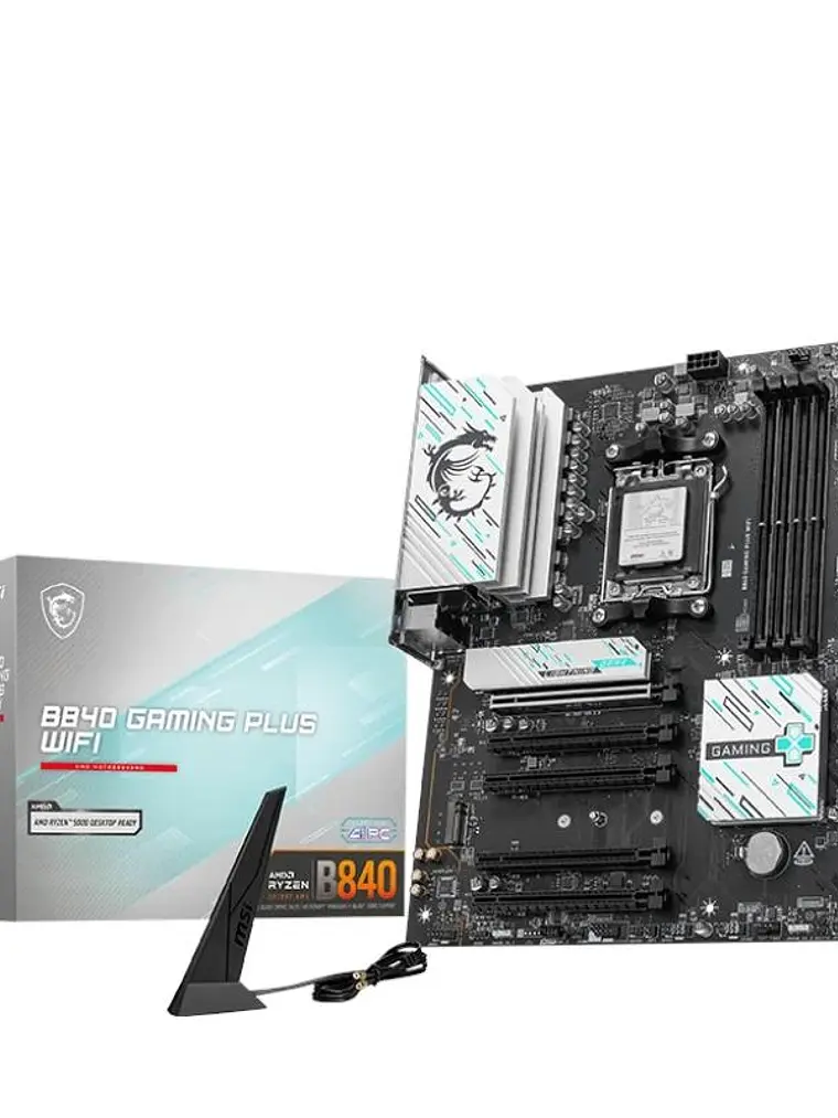 MSI Placa Base B840 GAMING PLUS WIFI DDR5 ATX AM5 1