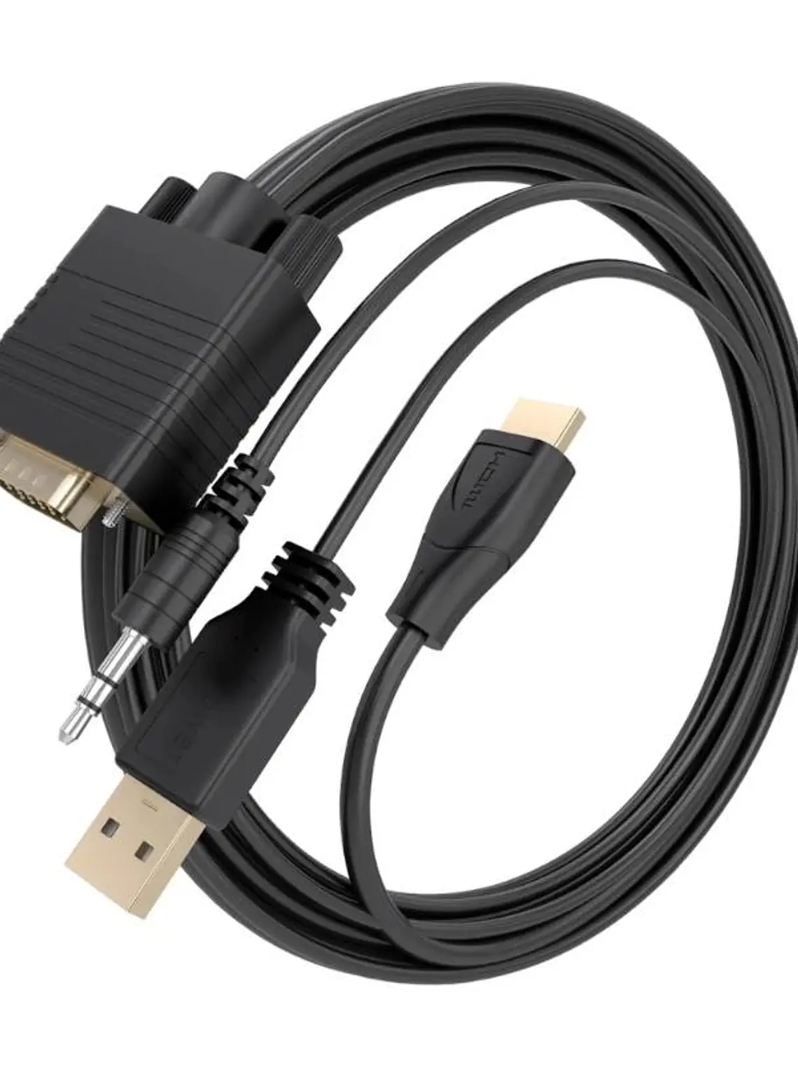Aisens Cable Conversor SVGA y Audio a HDMI 1m 2