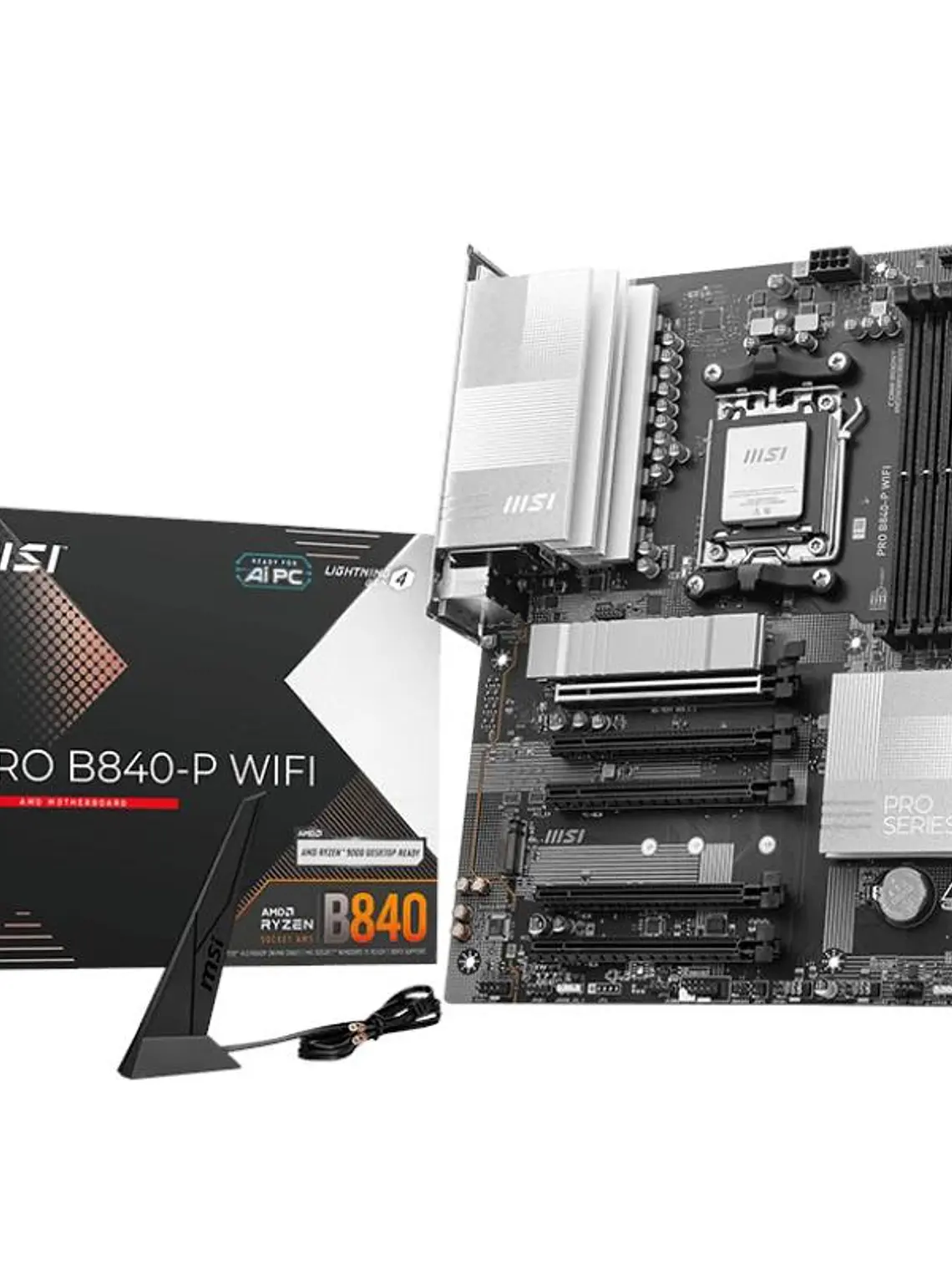 MSI Placa Base PRO B840-P WIFI DDR5 ATX AM5 2
