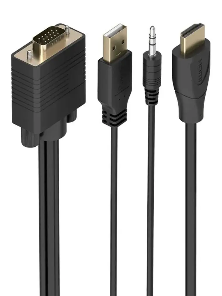 Aisens Cable Conversor SVGA y Audio a HDMI 1.5m 1