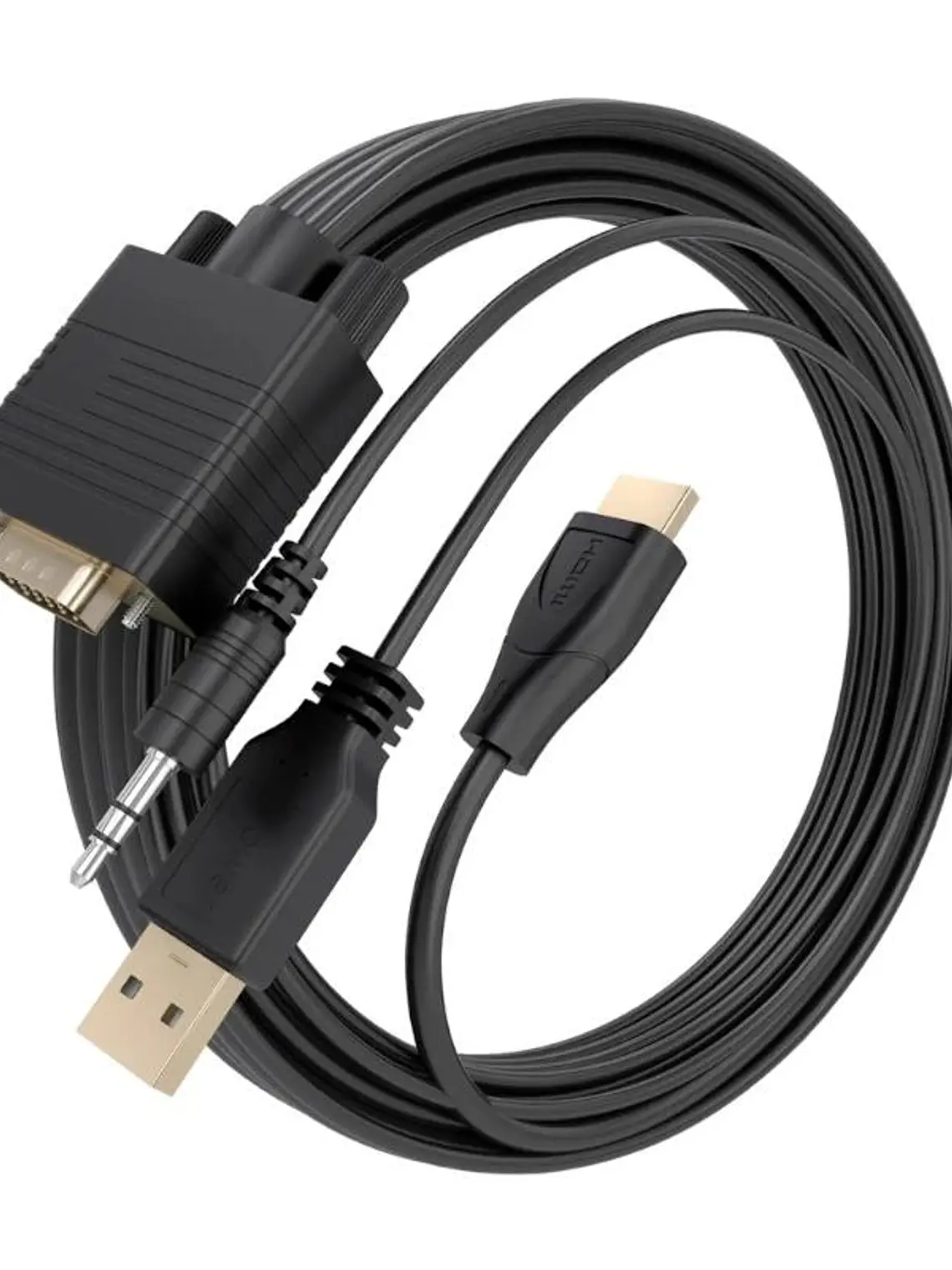 Aisens Cable Conversor SVGA y Audio a HDMI 2m 2