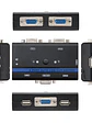 Nanocable KVM Switch VGA USB 1u-2PC+Cable - Miniatura 2