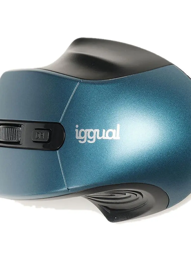 iggual Ratón inalámbrico ERGONOMIC-L-1600DPI azul 2