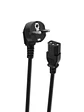 Aisens Cable Alimentación CEE7M-C13H negro 5.0m - Miniatura 1
