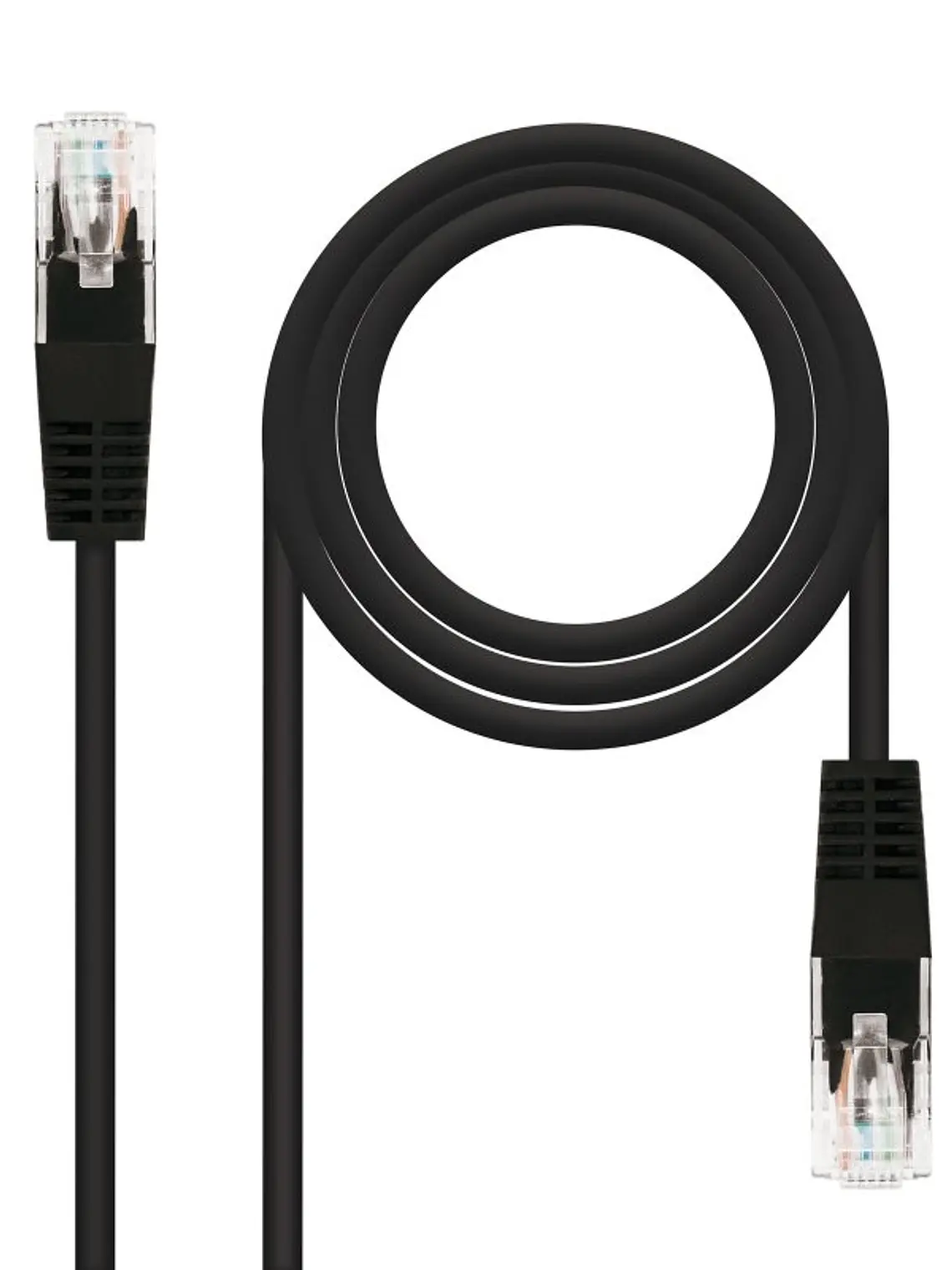 Nanocable Latiguillo Cat.6 UTP 30cm Negro 1