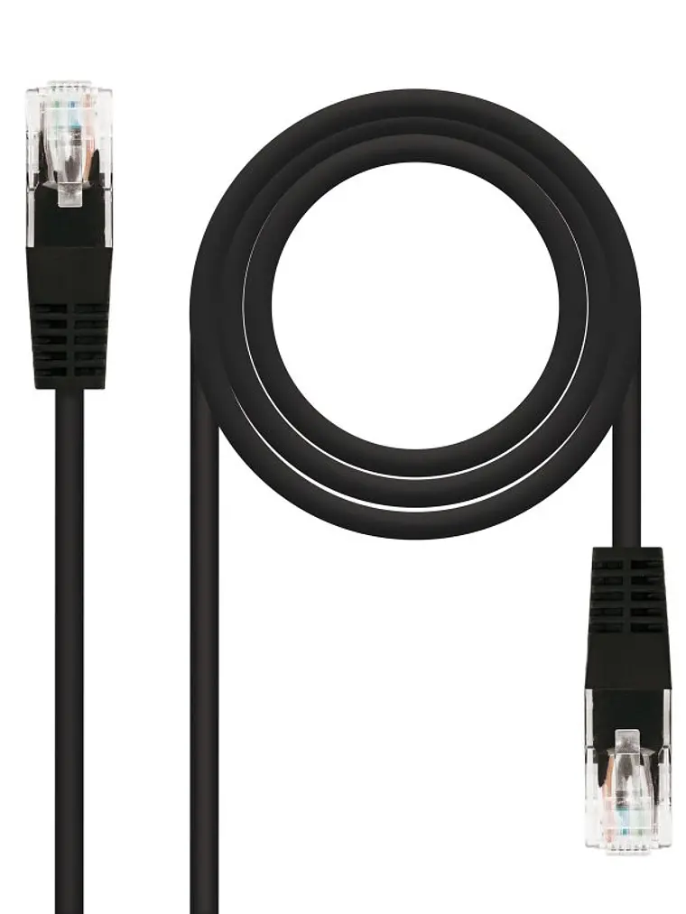 Nanocable Latiguillo Cat.6 UTP 30cm Negro 1