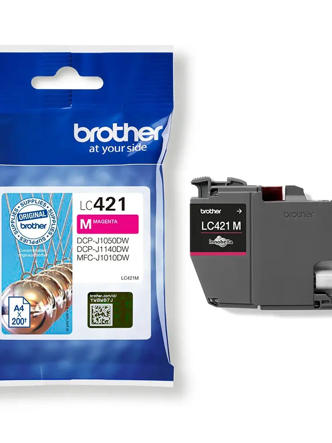 Brother Cartucho LC421M Magenta 2
