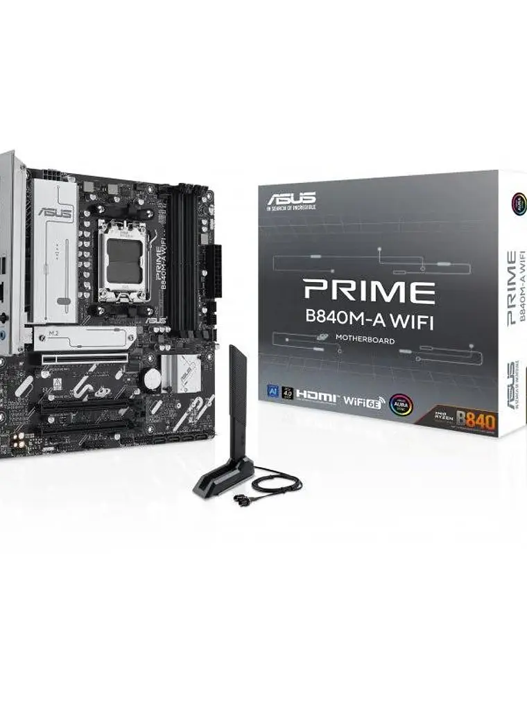 ASUS PLACA BASE PRIME B840M-A WIFI mATX AM5 4