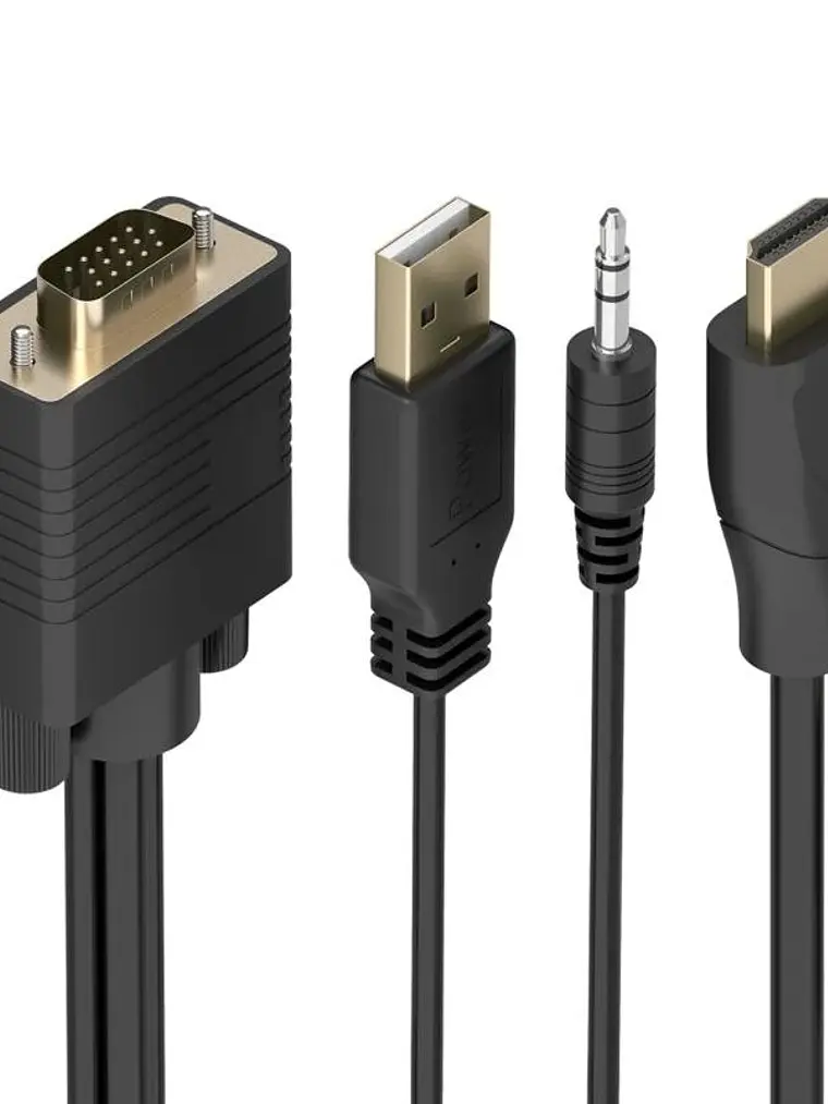 Aisens Cable Conversor HDMI a SVGA y Audio 1m 1