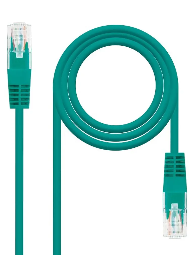Nanocable Latiguillo Cat.6 UTP 25cm Verde 1