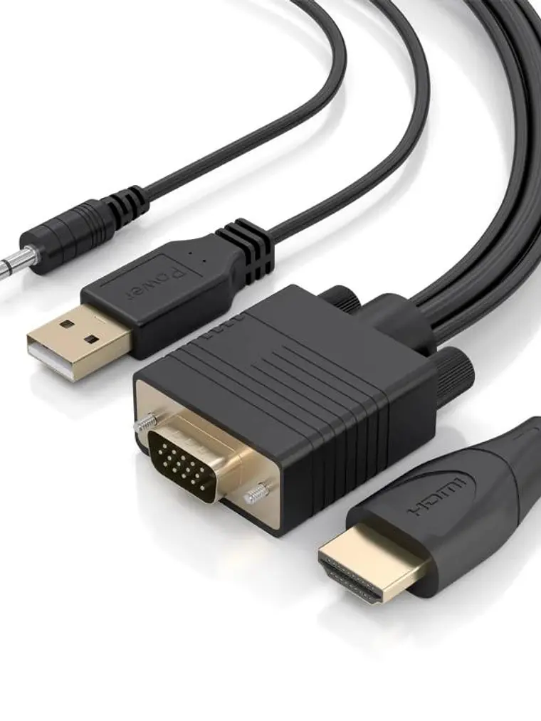 Aisens Cable Conversor HDMI a SVGA y Audio 2m 3