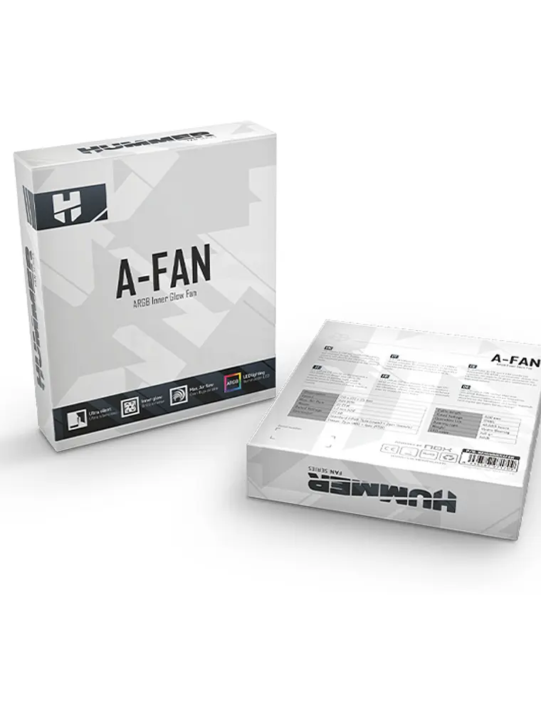 NOX HUMMER A-FAN Ventilador ARGB INNER GLOW FAN 4
