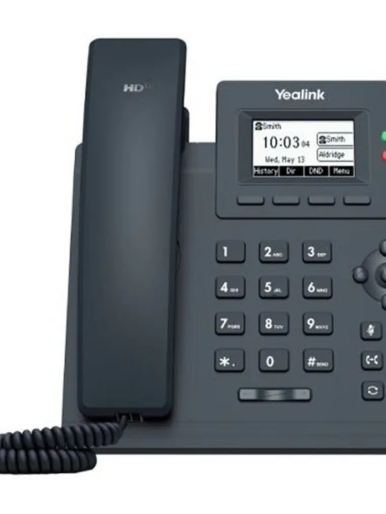 YEALINK SIP-T31 2 cuentas, SIN PoE, CON PSU 1
