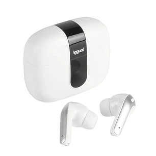 iggual Auriculares inalámbricos TWS Bluetooth blan