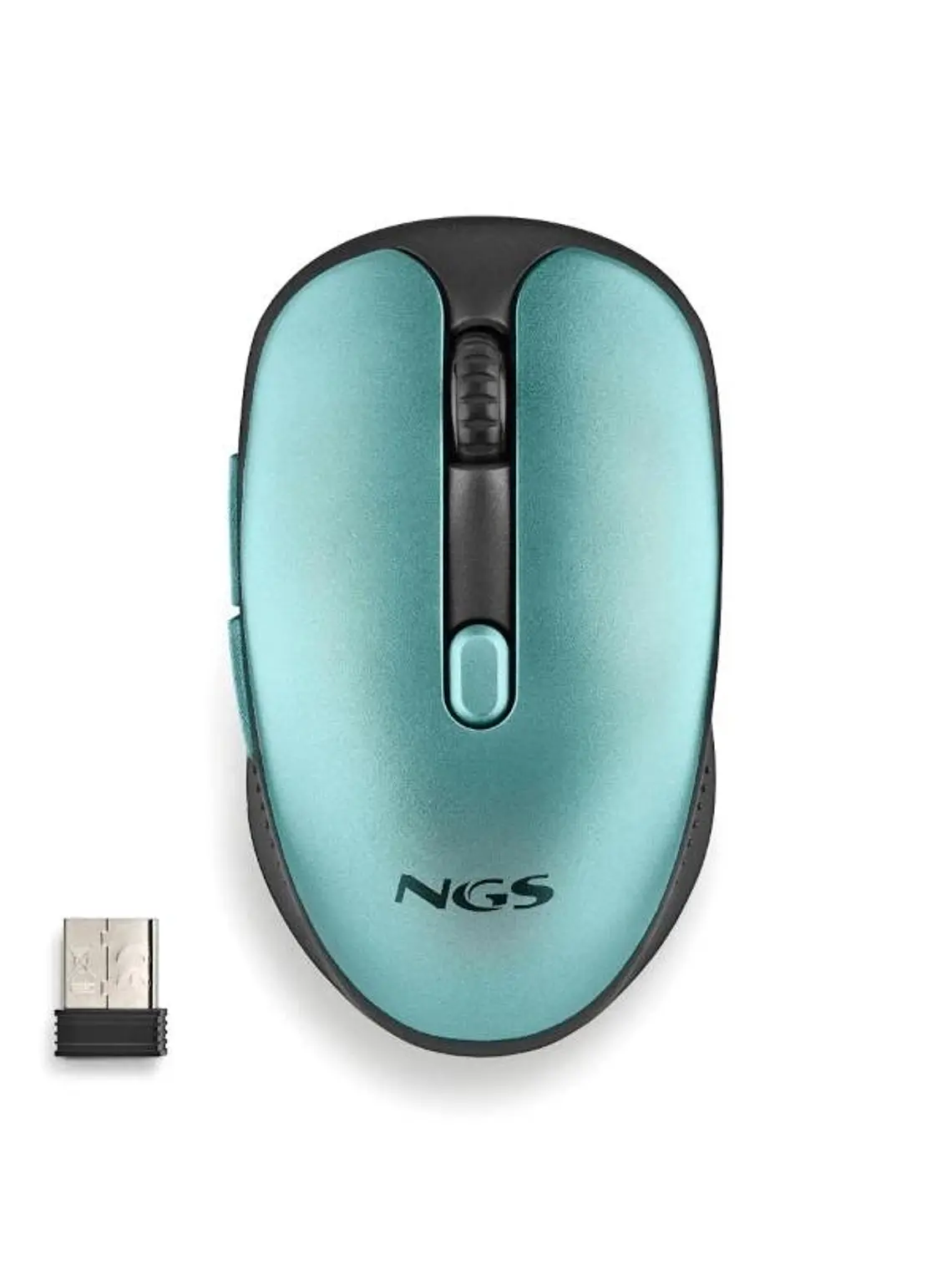 NGS Raton Inalambrico Recargable Silencioso Hielo 1