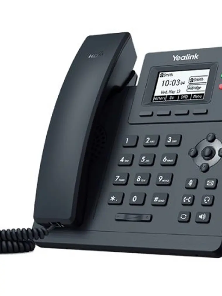 YEALINK SIP-T31G, 2 cuentas, CON PoE, SIN PSU 2