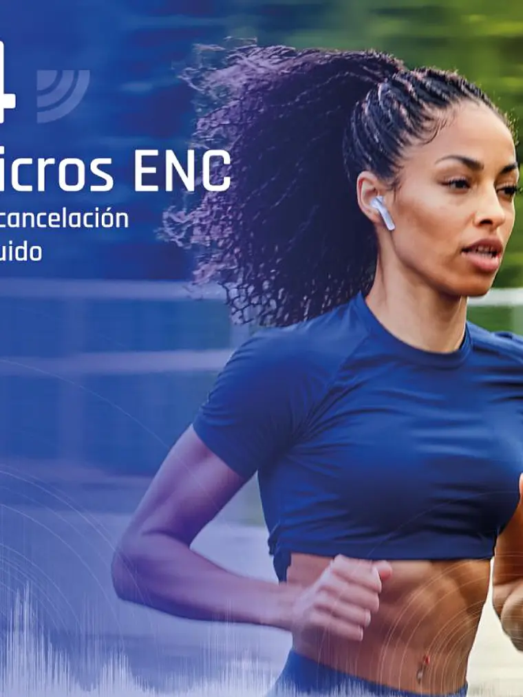 iggual Auriculares inalámbricos TWS Bluetooth blan 4