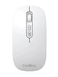Coolbox Ratón W02-IA Inalámbrico RF+BT Blanco - Miniatura 1