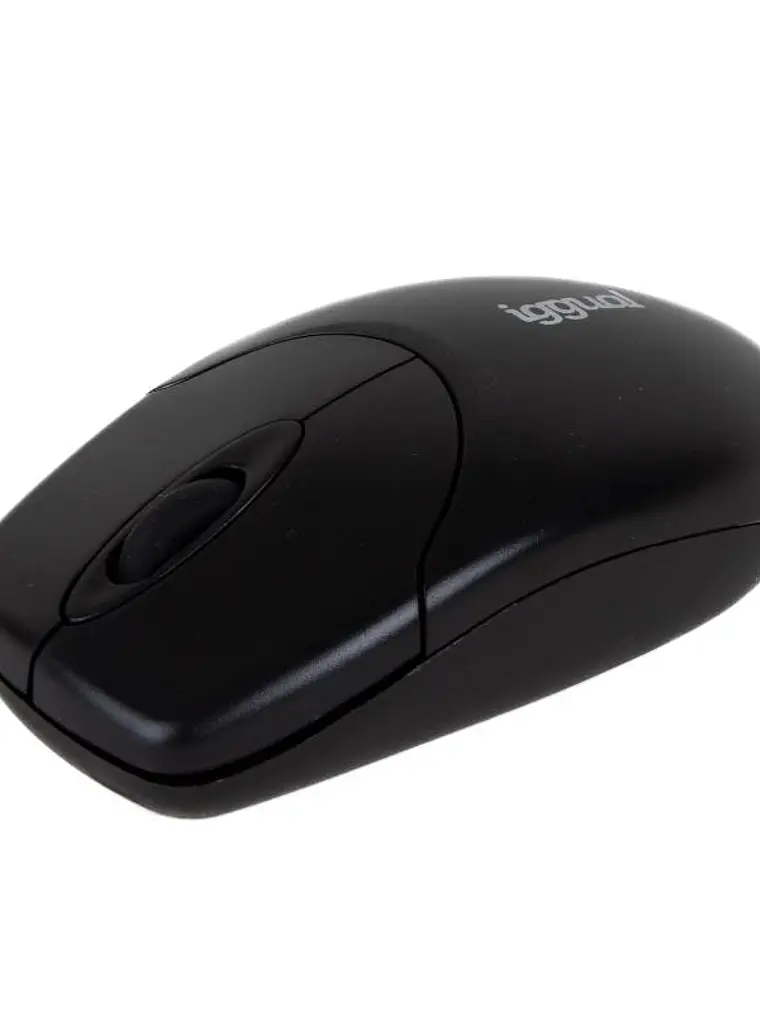 iggual Ratón inalámbrico WOM-BASIC2-1000DPI negro 2