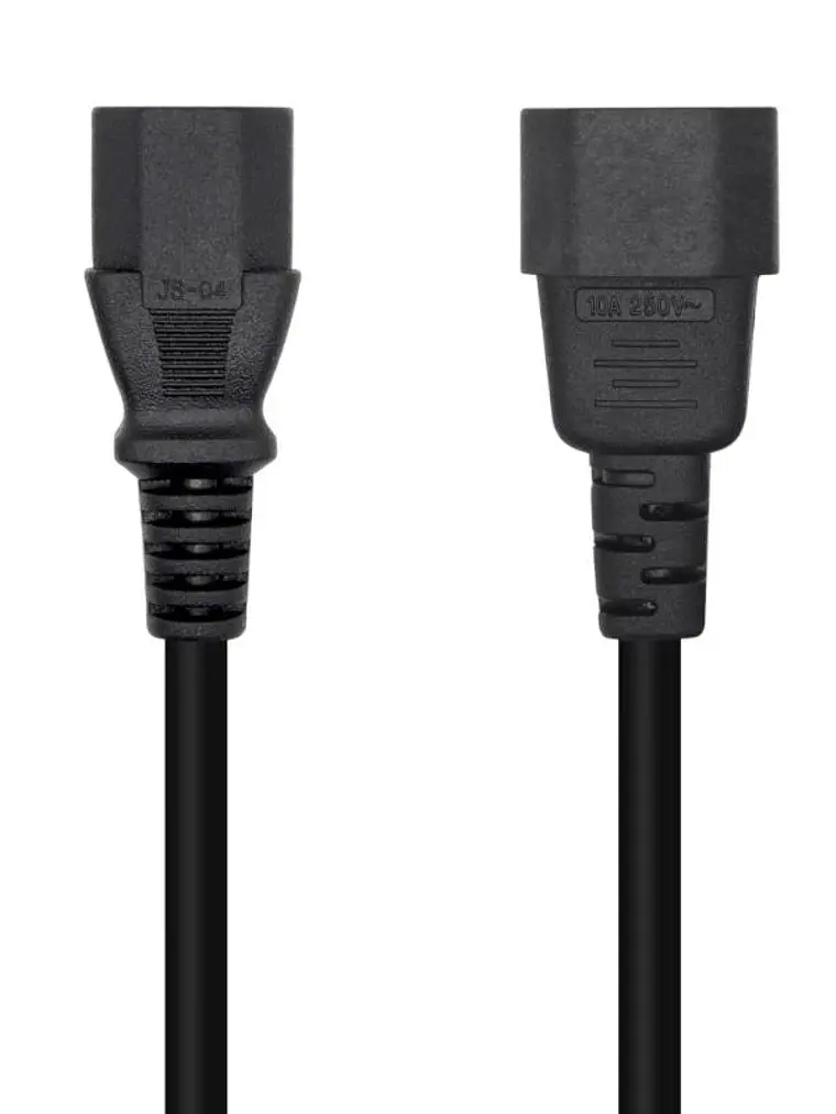 Aisens Cable alimentación C13/H-C14/M negro 3.0m 1