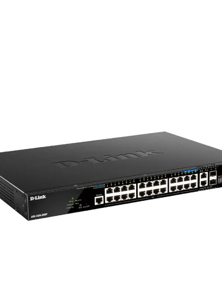 D-Link DGS-1520-28MP/E Switch 20xGbE PoE 2x10 SFP+ 3