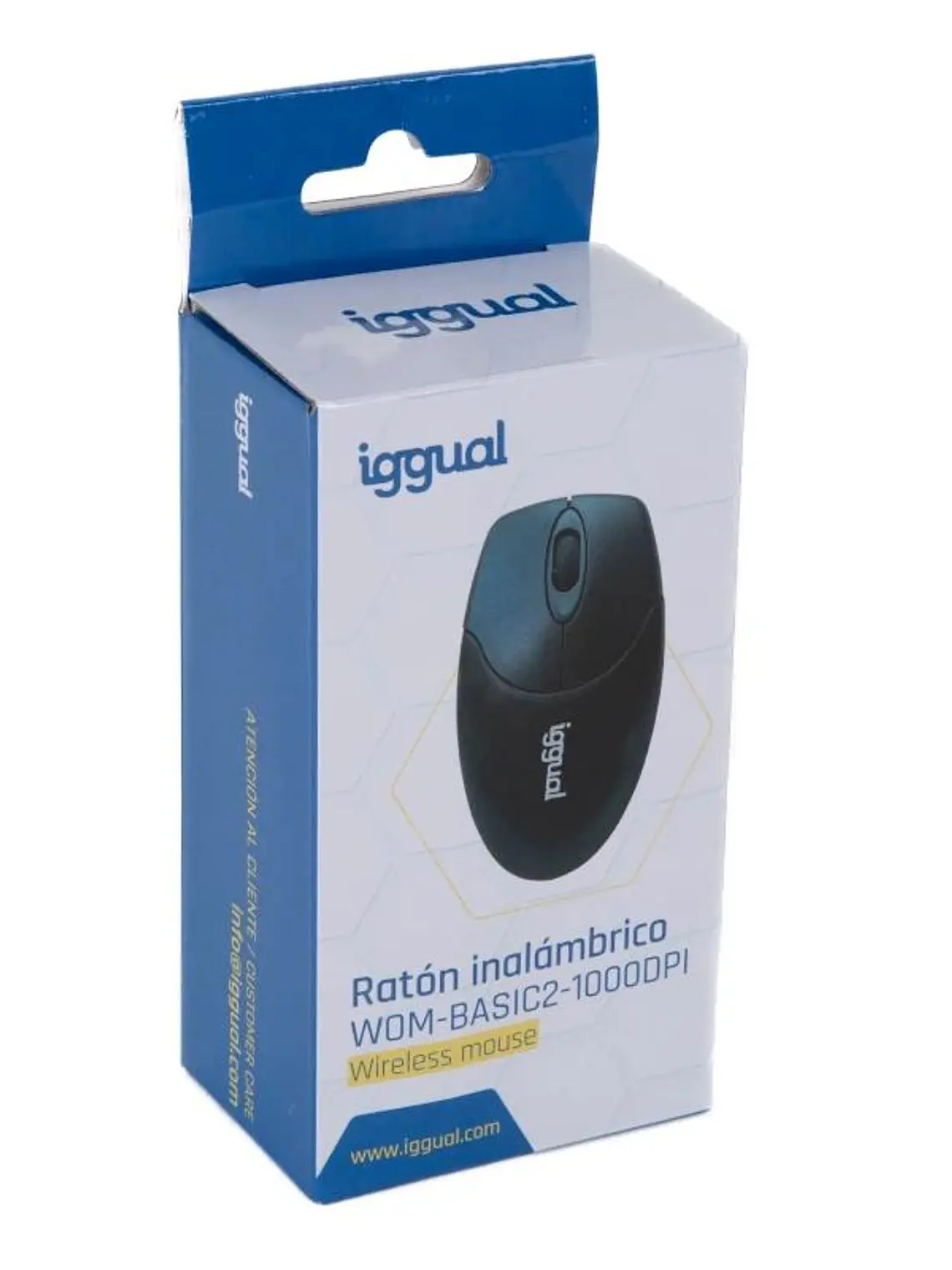 iggual Ratón inalámbrico WOM-BASIC2-1000DPI negro 4