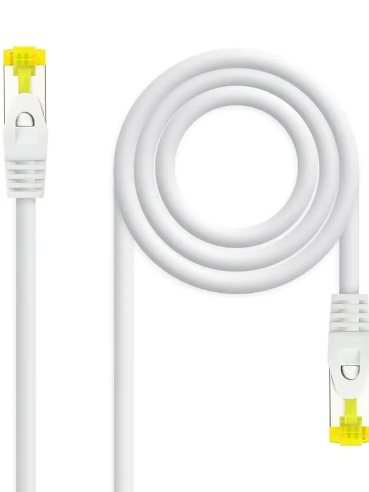 Nanocable Latiguillo LSZH Cat.6A SFTP 25cm Blanco 1