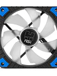 NOX Ventilador Hummer H-FAN PRO LED AZUL 120mm PWM - Miniatura 3