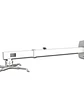 approx! Soporte de Pared  ext. 85-135 cm - Miniatura 1